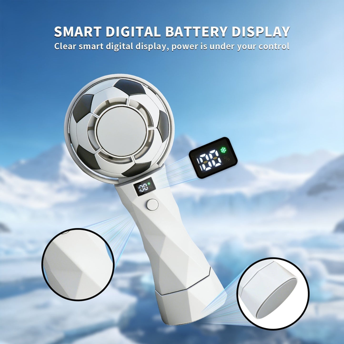 The Ultimate World Cup Style Portable Fan – Made for Your Summer Life